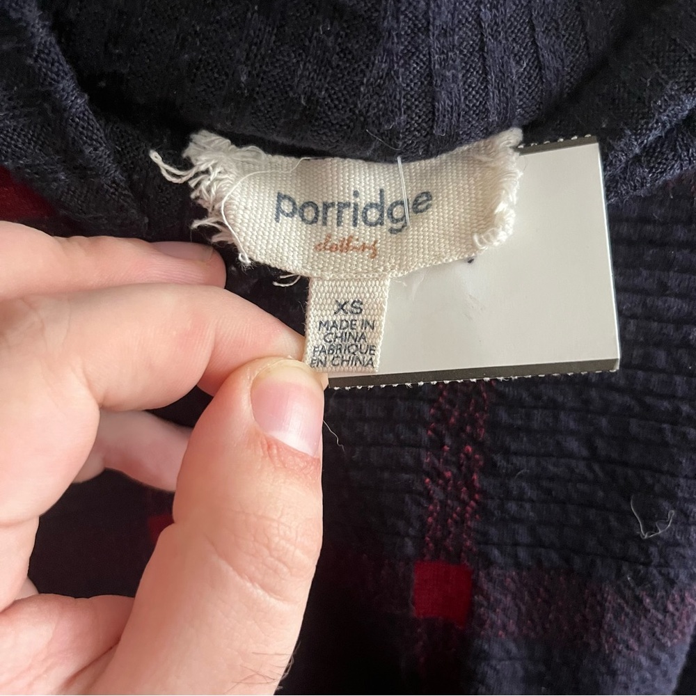 Anthropologie Porridge Bonnie Sweater Plaid Winter - Picture 5 of 9